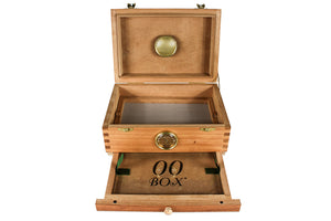 00Box - Caja - Modelo Standar (12 x 24,5 x 10,6 cm) - Caja de Cedro para Almacenar y Curar Hierba (Tamiz 136 micras)