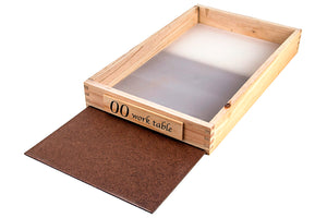 00Box - Worktable - Modelo Pequeña - Caja de cedro para trabajar hierba y recolectar polen (Tamiz 136 micras)
