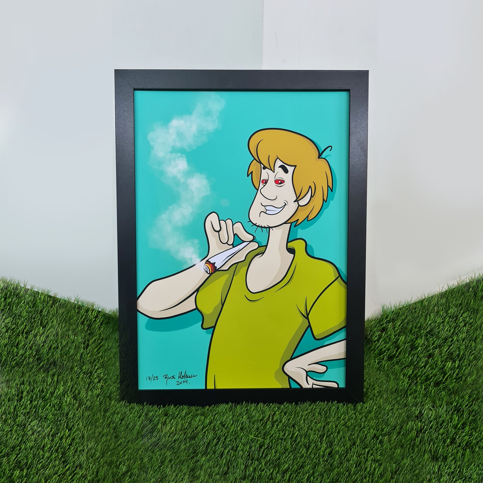 shaggy pothead overdosedart - Stoner Shaggy