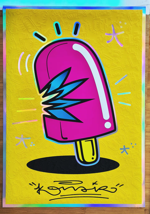 Konair x Print Club BCN - Barcelona Pink Popsicle