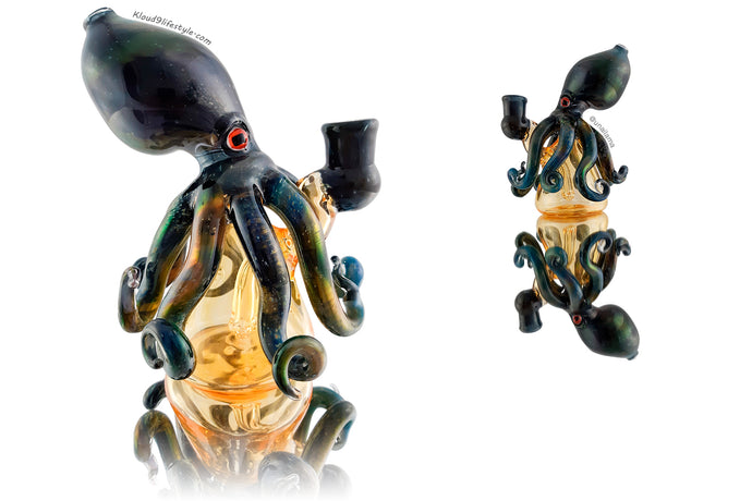 78 Glass - Dab Rig - Octopus - Multicolor - Dab Rig - 14 mm Female