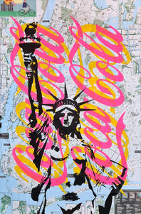 Denis Ouch - Naked Statue of Liberty & Coca Cola