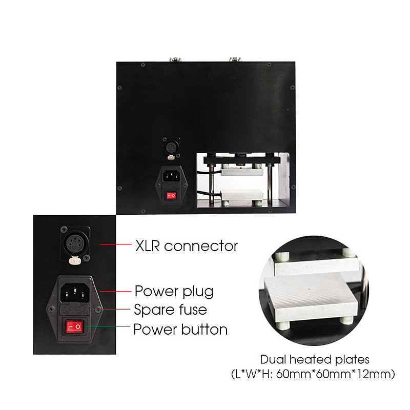 Greenlightvapes - Rosin Press (Black) - KLOUD9