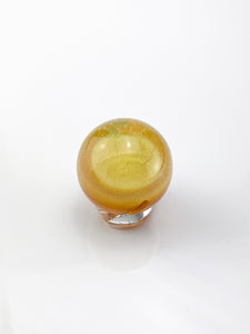 OTP One Trick Pony Glass - Half Clear Yellow Spinner Cap