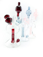Lid Glass - The Recessed Layback Rig - Bubble Cap - Red