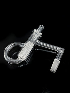 J-RED Glass - Diamond Loop Terpcycler - 10mm Male (90°)