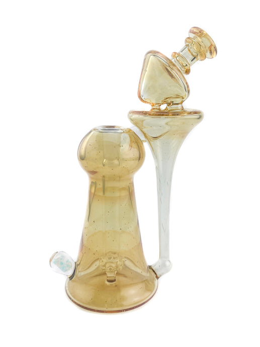 Clear yellow recessed recycler by LIDGLASS