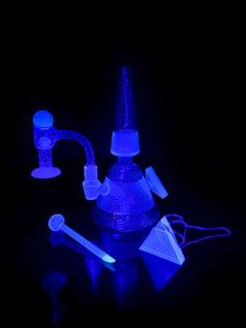 YIN by Andy Roth Glass x Change Glass UV REACTIVE BLUE