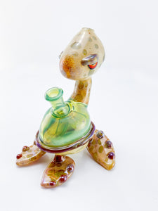 Cheyneoglass - Clear Sea Turtle with UV Accents