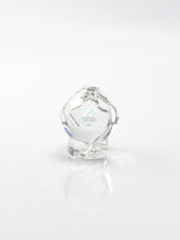 OTP One Trick Pony Glass - Clear Faceted Spinner Cap With Encased Opal V1