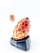 Whitney Harmon Glass X Tags Glass - Carved Dragon Egg - Gold