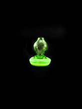 Space Walk Glass- JoyStick Bubble Cap for Puffco Peak (Neon GID)