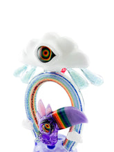 RJ Glass - Rainbow Beaked Indigo Macaw - Rig/Bubble Cap