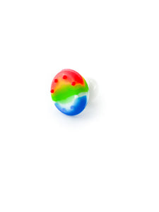 Space Walk Glass- JoyStick Bubble Cap for Puffco Peak (Rainbow)