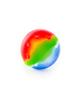Space Walk Glass- JoyStick Bubble Cap for Puffco Peak (Rainbow)