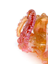 78 Glass - Rig - Light Salmon and Pink Octopus