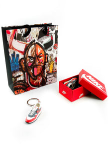 Mini 1 Nike Air Max 1 Anniversary ‘University Red’ Replica Keychain