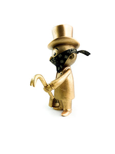 BAIT x Monopoly x Switch Collectibles Mr Pennybags 7 Inch Vinyl Figure - Gold Edition (Gold)
