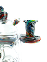 Lid Glass - V2 Lidcycler Rainbow Dab Rig + Cap + Pearls