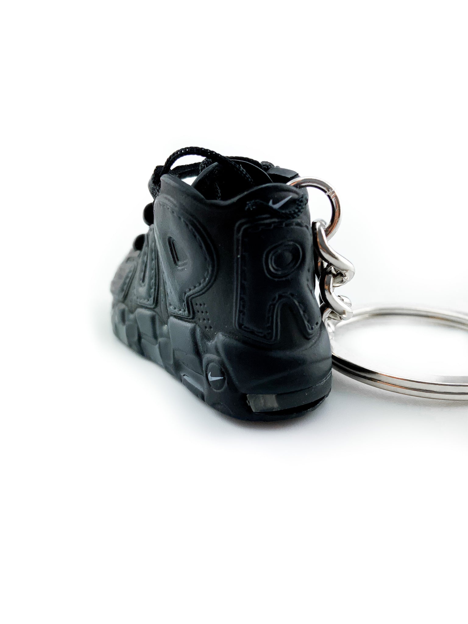Mini Nike Air More Uptempo x Supreme 'Black' Replica Keychain - KLOUD9